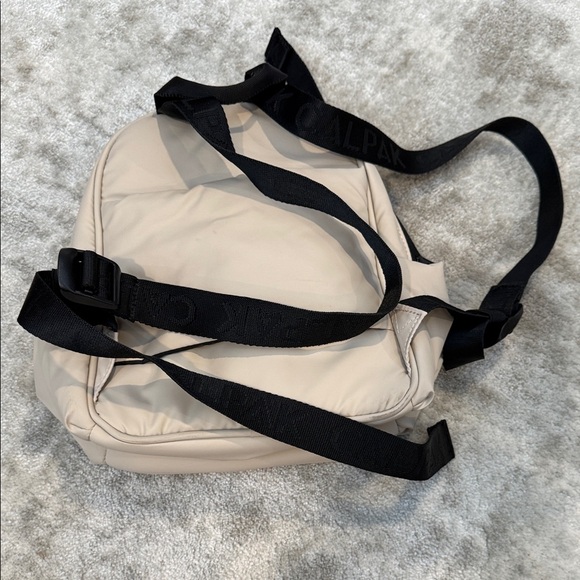 NWT Calpak Luka Collection Oatmeal Mini Backpack - Picture 4 of 4